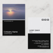 Foto voor half&half uur - zonnescherm/zonneschijn visitekaartje (Voorkant / Achterkant)