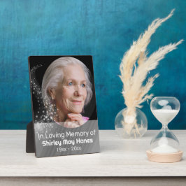 Foto voor herdenkingsovaal met sterrenstof 'Ter li Fotoplaat