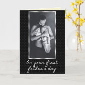 Foto voor je eerste Vaderdag Kaart (Gele Bloem)