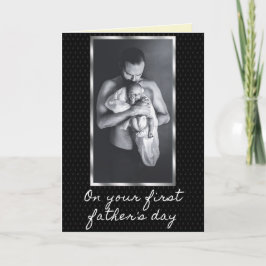 Foto voor je eerste Vaderdag Kaart