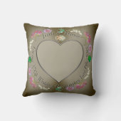 Foto voor Jubileum Aangepast huwelijk Kussen (Achterkant)