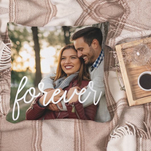 Foto voor Manuscript Overlay Forever Kussen