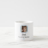 Foto voor papa | "Jij bent mijn superheld Espresso Kop (Voorkant)