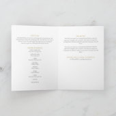 Foto voor rouwkaart met herdenkingsdienst programma (Binnen)