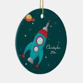 Foto voor ruimtevaart personaliseren ornament (Rechts)