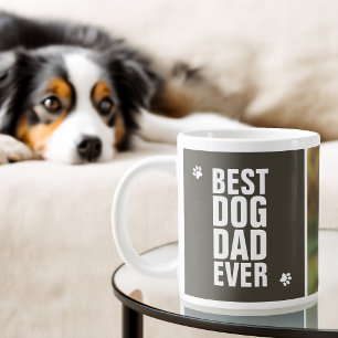 Foto voor Vaderdag - Beste Hond Papa ooit Grote Koffiekop