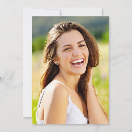 Foto voor Vellum Overlay Afstuderen Aankondiging (Voorkant)