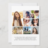 Foto voor Vellum Overlay Afstuderen Aankondiging (Achterkant)