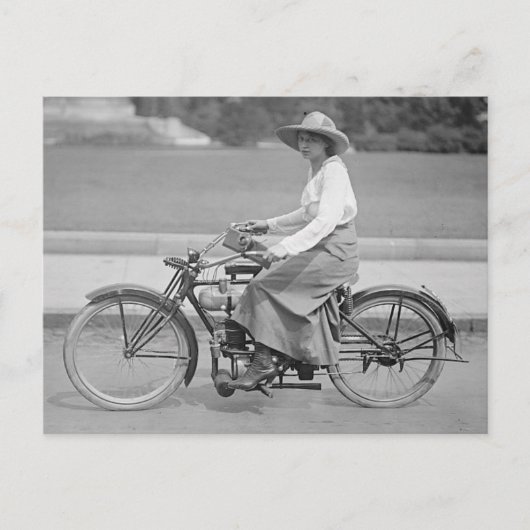 foto voor vrouwen op motorfietsen briefkaart (Voorkant)