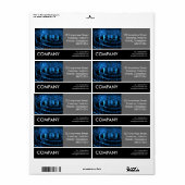 Foto voor zakelijk gebruik - spiral etiket (Full Sheet)