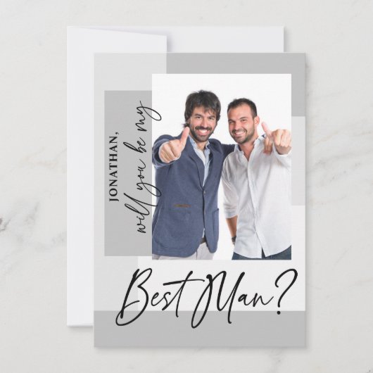Foto voorstel beste man (Voorkant)