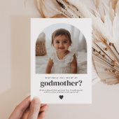 Foto voorstel voor godmoeder kaart
