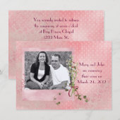 Foto Vow Renewal Invite Kaart (Voorkant / Achterkant)