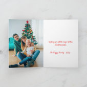  foto Vrede op Aarde Feestdagen Kaart (Binnen)