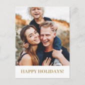 Foto Vreugde Kerstvakantie Geloof Schrift Lined Briefkaart (Voorkant)