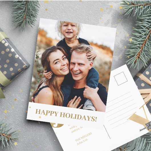 Foto Vreugde Kerstvakantie Geloof Schrift Lined Briefkaart