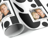 Foto vrienden stellen PERSONALIZE samen Cadeaupapier (Rol Hoek)