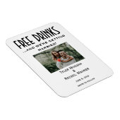 Foto "Vrije Drinken" Save the Dates Magneet (Rechterzijde)