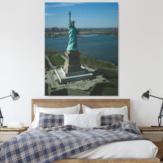 Foto Vrijheidsbeeld - 3 Canvas Afdruk (Insitu (Slaapkamer))