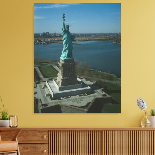 Foto Vrijheidsbeeld - 3 Canvas Afdruk (Insitu (Woonkamer))