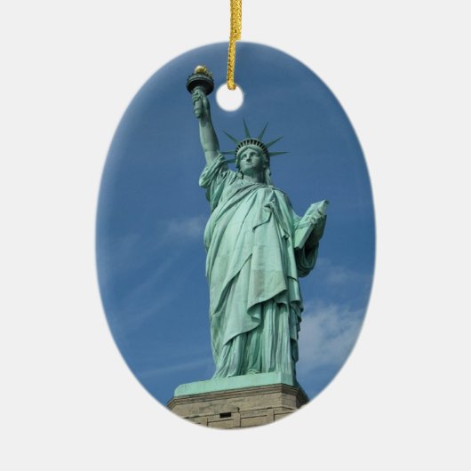 Foto vrijheidsbeeld keramisch ornament (Voorkant)