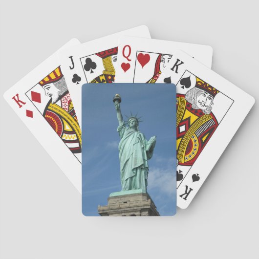 Foto vrijheidsbeeld pokerkaarten (Achterkant)