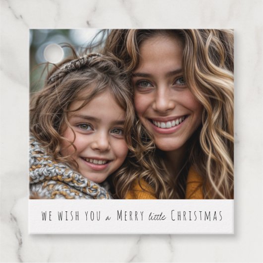 Foto: Vrolijk kerstfeest Bedankjes Labels (Voorkant)