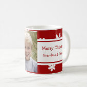 Foto Vrolijk Kerstfeest Grootouders Mok (Voorkant rechts)
