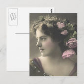 Foto Vrouw (2) Briefkaart (Voorkant / Achterkant)