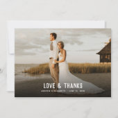 Foto & Vuurtoren Dankkaart Bedankkaart (Voorkant)