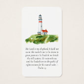 Foto vuurtoren Memorial Prayer Kaart (Achterkant)