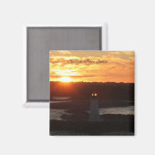 Foto, Vuurtoren, Zonsopgang, Halifax Magneet (Voorkant / Achterkant)