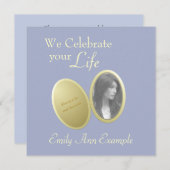  foto: Wake / (woon) begrafenis Kaart (Voorkant / Achterkant)