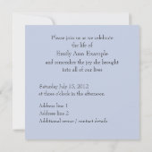  foto: Wake / (woon) begrafenis Kaart (Achterkant)