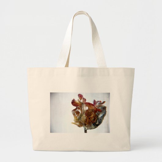 Foto water Tulip 4 2013 Grote Tote Bag (Voorkant)