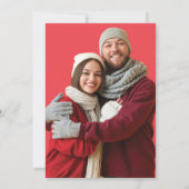 Foto Waterverf krans Merry Christmas Kaart (Achterkant)