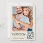 Foto Waterverf Tulpen William Morris Bruiloft Kaart (Achterkant)