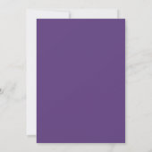 Foto Waterverf Wisteria Bloemrijke Script Bruiloft Save The Date (Achterkant)