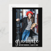 Foto WB van de Aankondiging van het moderne Afstud (Voorkant / Achterkant)