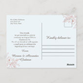 Foto We eloped Wedding Notice Briefkaart (Achterkant)