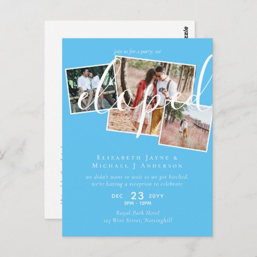 FOTO We hebben een reclamepartij opgericht. Briefkaart (Voorkant / Achterkant)