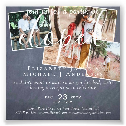 FOTO We hebben een reclamepartij opgericht. Foto Afdruk (Voorkant)