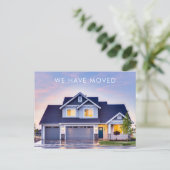 Foto We hebben verhuisd aankondiging (Staand voorkant)