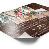 FOTO We Verlaten Aankondiging Ontvangst Feest Afdruk (Hoek)