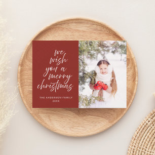 Foto We wensen u een vrolijke kerstvakantie Kaart