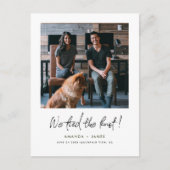 Foto Weddenschap Elopement Aankondigingskaart (Voorkant)