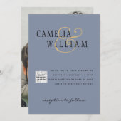 FOTO Weddenschap QR-code invullen Opslagdatum BLUE Kaart (Voorkant / Achterkant)