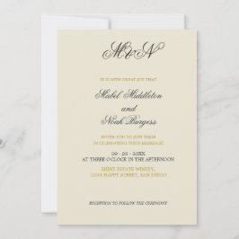 Foto Weddenschap Romantic Neutrale Kleur Kaart