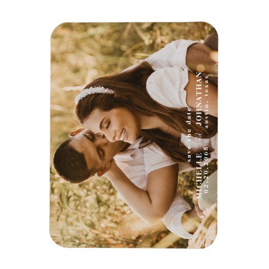 Foto Weddenschap Save the Date Magnet Magneet (Verticaal)