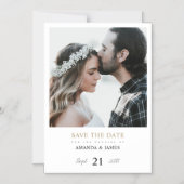 Foto Weddenschap Save the Date Magnet Sjabloon Magnetische Uitnodiging (Voorkant)